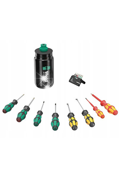 Wera Werk SET DE SCULE CU ȘURUBELNITOR. 9540 KRAFTFORM XL SET DE STICLĂ, 17CZ...