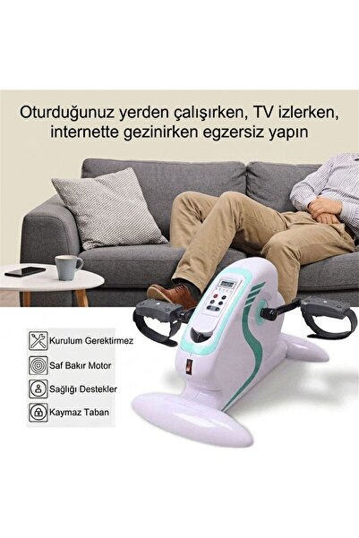 ORVİCA Fitness Eğitmeni Taşınabilir Otomatik Ev Bisikleti Yaşlılar Elektrikli...
