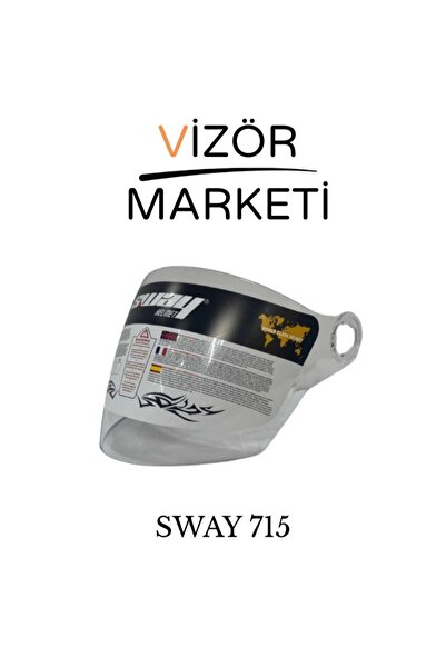 Sway SW 715 Şeffaf Kask Camı / Clear Vizör