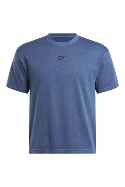 Reebok Tricou bărbătesc cu mânecă scurtă, cu aspect spălat, mărimea S
