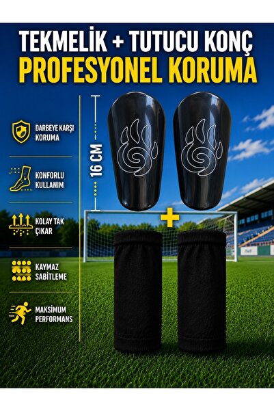 BS BEYAZ SHOES Shin Guard Holder and Protective Flexible Shin Guard, Shin Gua...