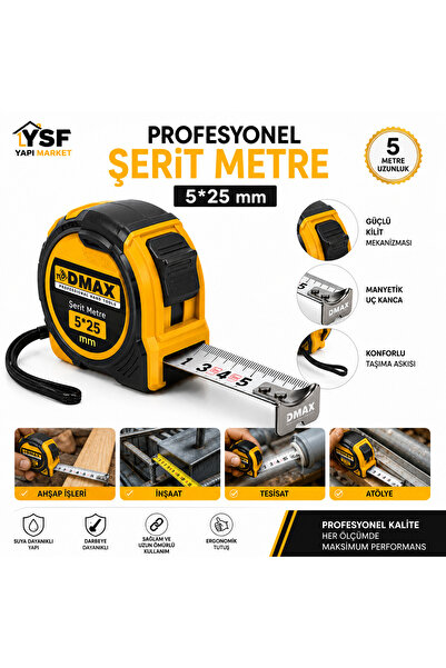 DMAX 5x25 şerit metre