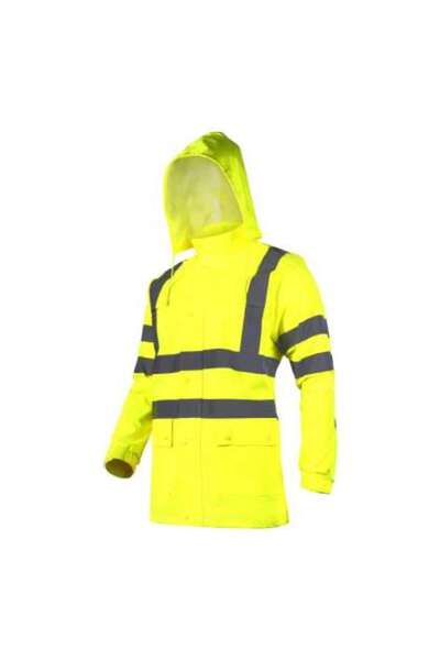 Lahti Pro Jacheta Reflectorizanta Impermeabila / Verde - Xl