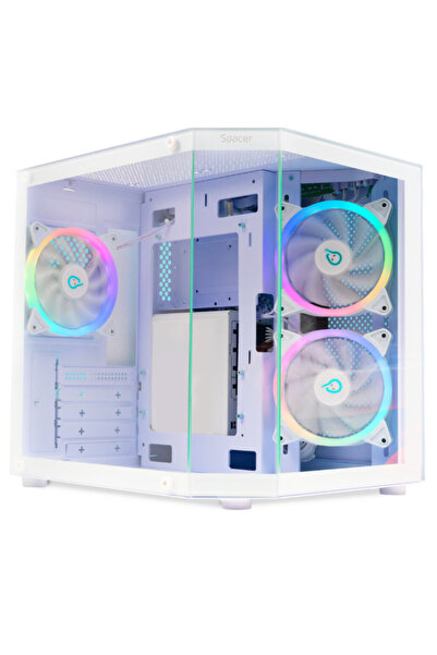 Spacer Carcasa ‚Äì gaming, Mini Tower, mATX, ‚ÄûAQUARIUM‚Äù, fara sursa, stic...
