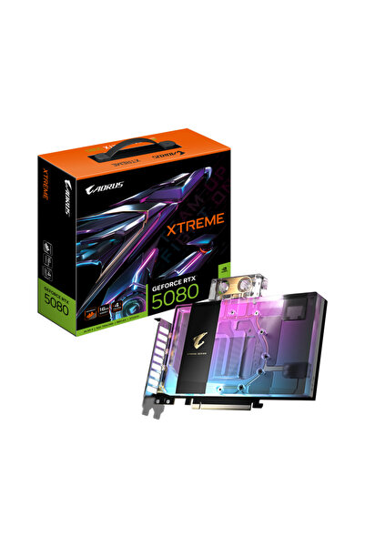 Gigabyte AORUS GeForce RTX 5080 Xtreme Waterforce WB 16GB GDDR7 Placă video