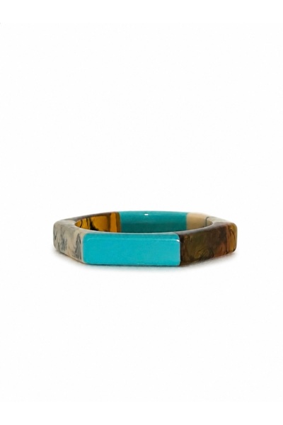 ByLindAtelier Amalfi Azzurra Hexa Bileklik