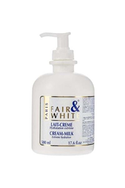 Fair and White كريم الحليب للترطيب العميق وتغذية البشرة من فير اند وايت , 500 مل