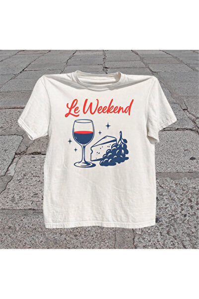 Grafftee Clothing Le Weekend unisex majica sa štampanim motivom, veće veličine