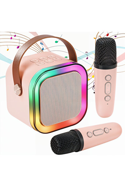 hey Boxă Karaoke cu 2 microfoane IOS/Android