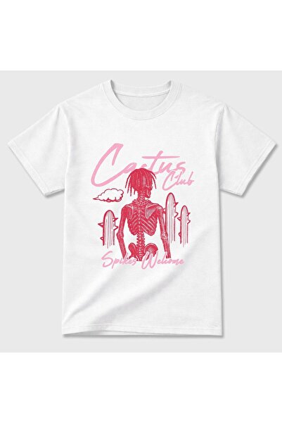 Grafftee Clothing تي شيرت كبير الحجم مطبوع عليه كاكتوس جاك للجنسين
