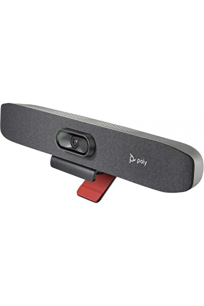 HP Poly Studio R30 Cameră de videoconferință USB 4K cu microfon, Bluetooth, Gri