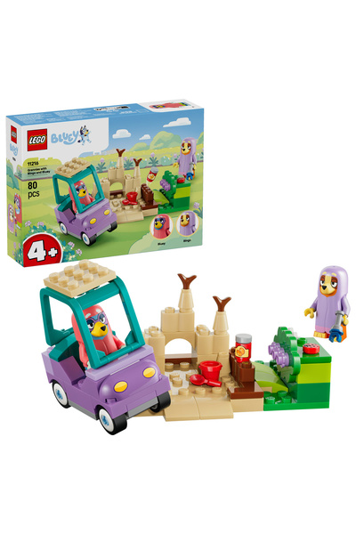 LEGO ®   Bunicii Bluey cu Bingo și Jucărie de construcție Bluey 11216
