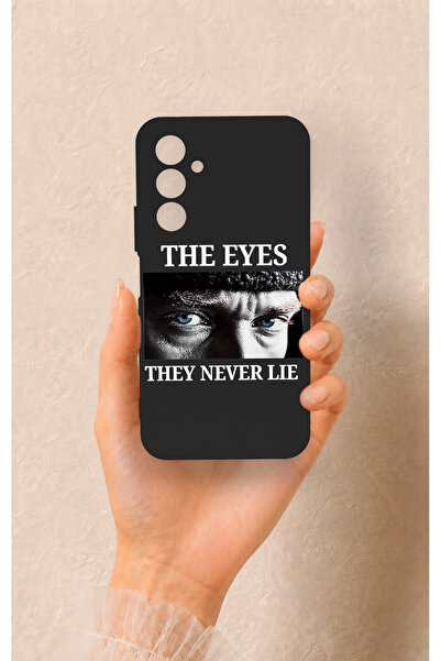 Vip Case Samssung A54 Uyumlu Atatürk Eyes Desenli Silikon Kılıf