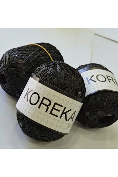 Milano Koreka Sparkling Sequin Black - Pr185 - 50 Gr 180 Meters
