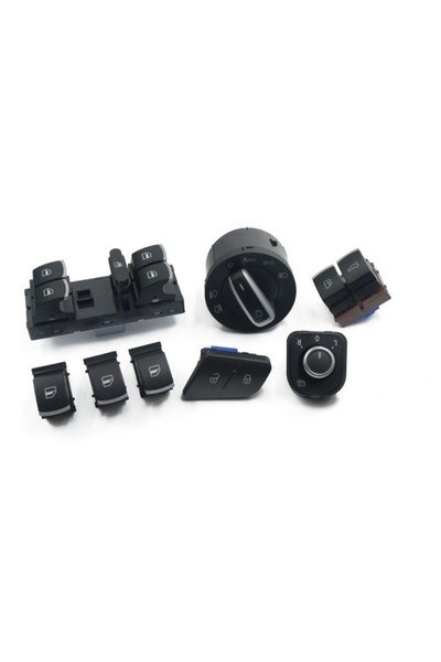 AutoMIV Set complet de butoane cromate VW Passat B6