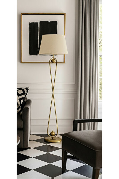 VENÜS NOVA VENÜS SİRİUS | MODERN ESKİTME METAL LAMBADER| HASIR BEJ KUMAŞ BAŞL...
