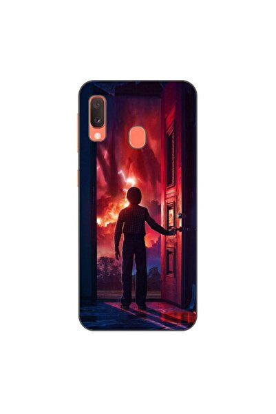 OEM Θήκη συμβατή με Samsung Galaxy A20e από Σιλικόνη Gel TPU, Σχέδιο Stranger...