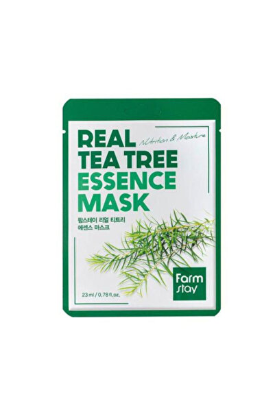 Farmstay Masca Faciala cu Extract de Arbore de Ceai - Real Tea Tree Essence M...