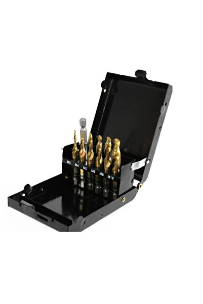 AS Silver Set de burghie de filetat M3-M10, 7 bucăți. ARGINT