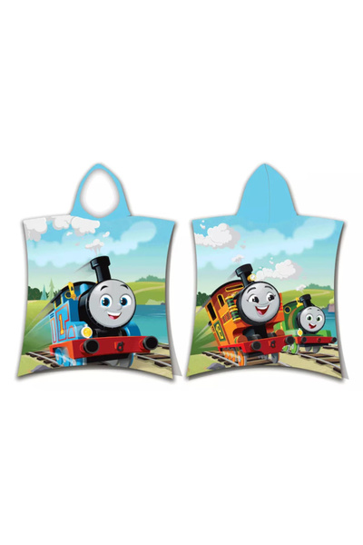 THOMAS & Friends Παιδική Πετσέτα Πόντσο με Κουκούλα, 50 x 115 εκ.