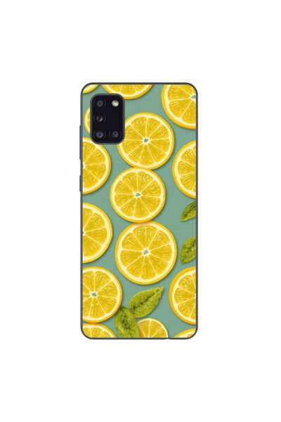 OEM Husa compatibila cu Samsung Galaxy A31 Silicon Gel Tpu Model Summer Lemon...