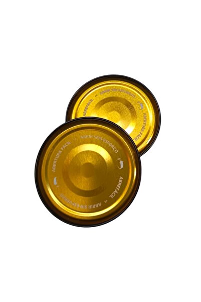 OEM Set 50 capace metalice cu filet pentru borcane, FI 63 mm, diverse culori