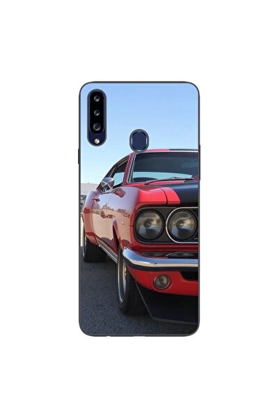 OEM Калъф, съвместим със Samsung Galaxy A20S, силиконов гел TPU модел, Червен...