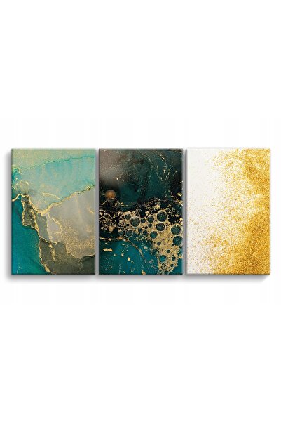 Naklejkomania Set 3 tablouri, picturi pe panza decor modern glamour 90x180 cm