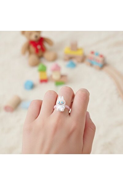 Shiklik Labubu Figured Adjustable Children's Ring - Cartoon Character Childre...