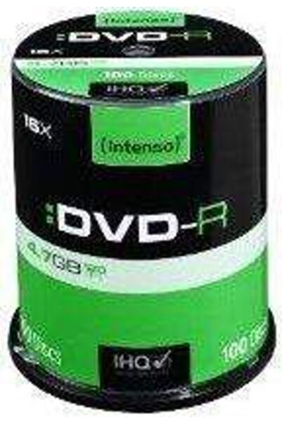 Intenso DVD-R 4.7GB 16x 100 bucăți (4101156)