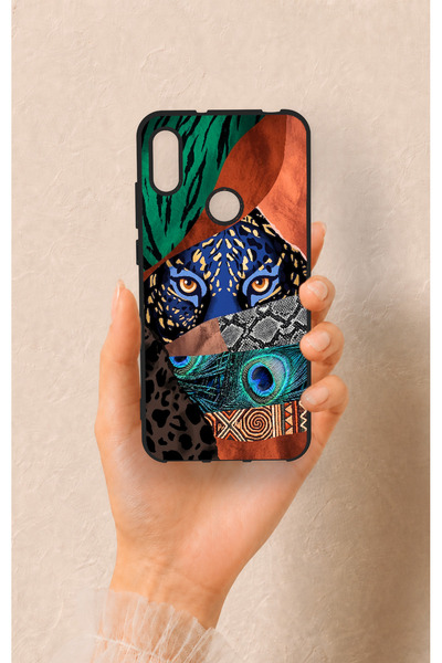 Vip Case Huawei Y6 2019 Compatible Amazon Tiger Pattern Silicone Case