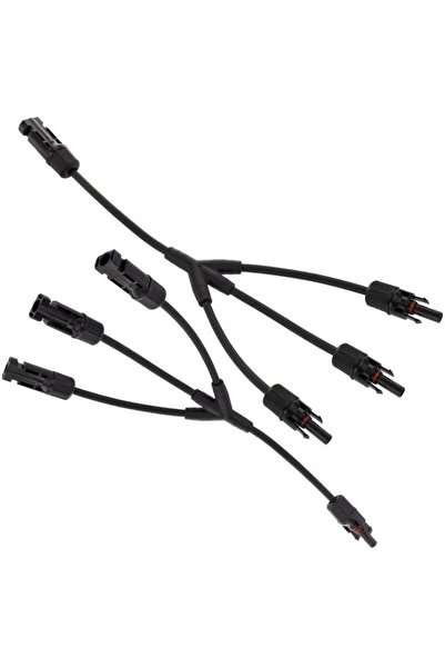 Blu power Conector solar tip MC4 pentru cablu PV în paralel tip T IP67 Set VC...