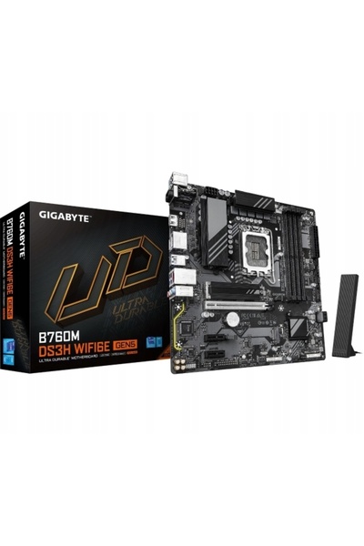 Kraft&dele Placă de bază Gigabyte B760M DS3H WIFI6E GEN5 microATX socket 1700...