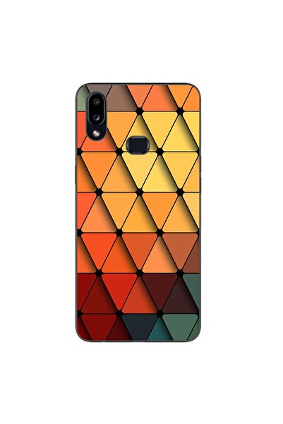 OEM Husa compatibila cu Samsung Galaxy A10S Silicon Gel Tpu Model Abstract Tiles