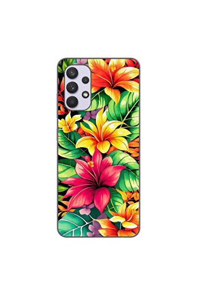 OEM Калъф, съвместим със Samsung Galaxy A32 4G, силиконов гел TPU, с десен на...