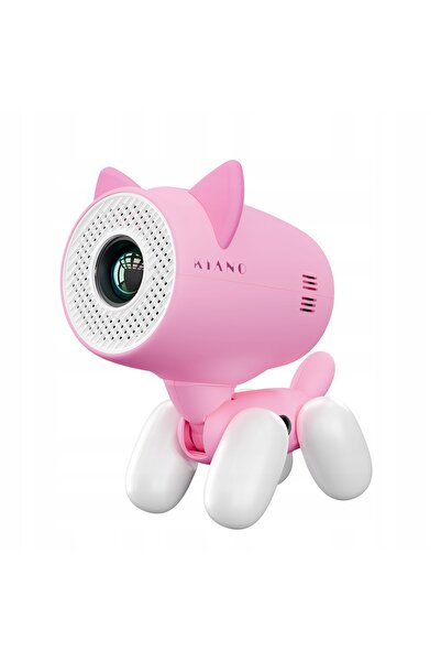 KIANO Proiector Alpha Kid Pink Cat WXGA Android Wi-Fi Bluetooth Roz