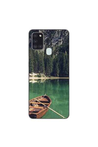 OEM Husa compatibila cu Samsung Galaxy A21S Silicon Gel Tpu Model Lake Forest