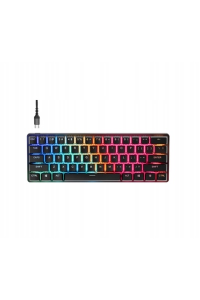 Kraft&dele Tastatură mecanică cu fir SteelSeries Apex Pro Mini Gen 3 US Negru