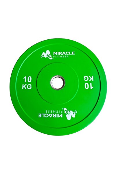 miracle fitness أقراص أوزان مطاطية أوليمبية لرفع الأثقال وتدريب القوة/معدات ا...