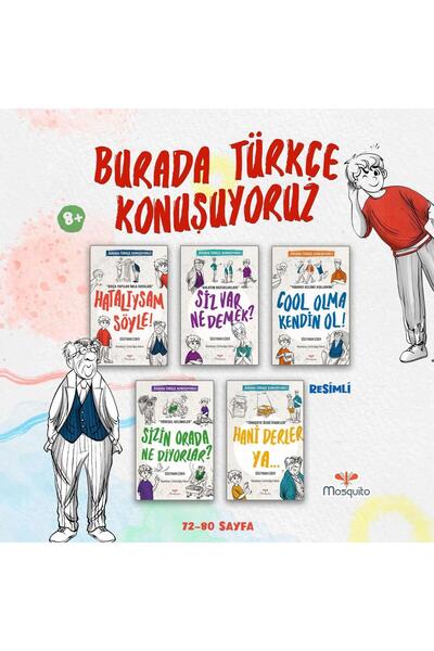 Mosquito Burada Türkçe Konuşuyoruz Seti (5 Kitap)