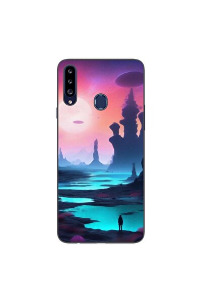 OEM Θήκη συμβατή με Samsung Galaxy A20S Σιλικόνης Gel TPU Μοντέλο Mystic Planet