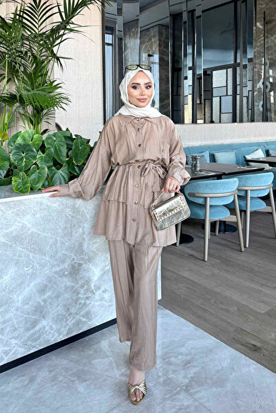 İmajButik Mink Tunic Trouser Suit