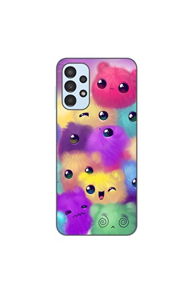 OEM Калъф, съвместим със Samsung Galaxy A13 4G, от силиконов гел TPU, с цвете...