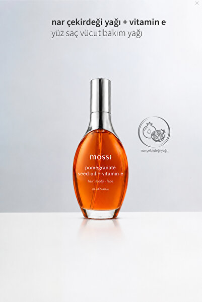 The Mossi Pomegranate Seed Hair Body Face Oil 120 ml