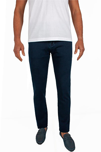 FORMENTİ Pantaloni din denim Lycra cu croială normală pentru bărbați 6FSP-167...