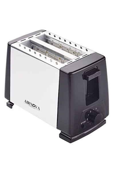 Airnova ®   Τοστιέρα CrispToast, 750W, για 2 φέτες, 6 επίπεδα ψησίματος, Μαύρ...