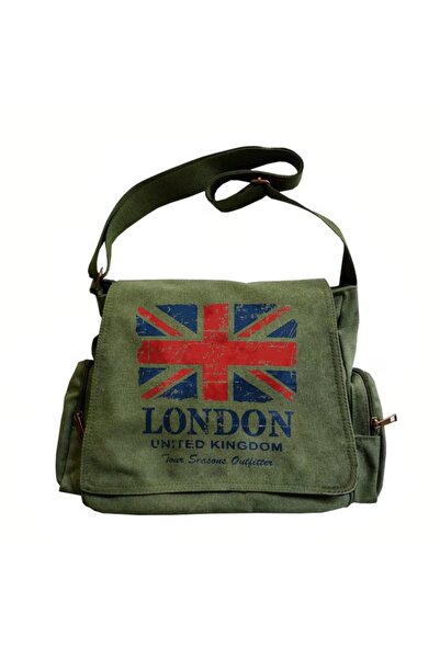 Toum London Printed Unisex Messenger Bag