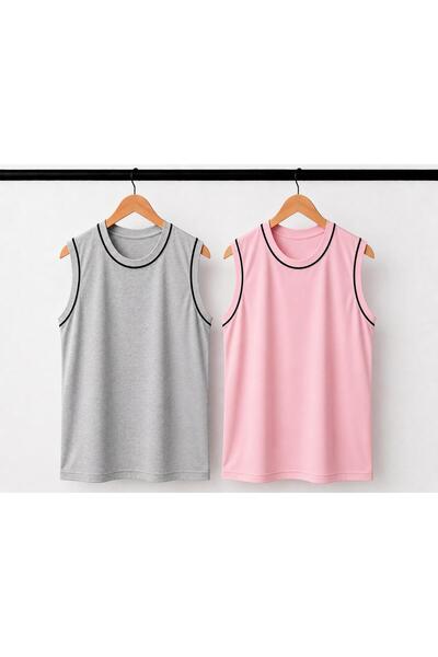 Kuraff Giyim Men's Daily Comfort Sleeveless (2-Pack) Basic T-Shirt