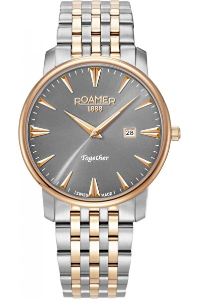 Roamer ceas bărbătesc 992857 49 55 50, aur roz, clasic, pentru cupluri