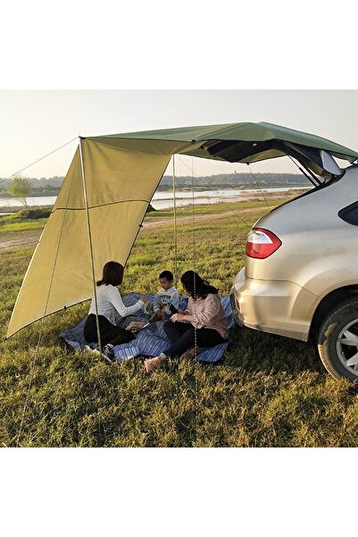 Alayjah Waterproof Car Side Camping Tent for SUV, Lightweight, Foldable, Tele...